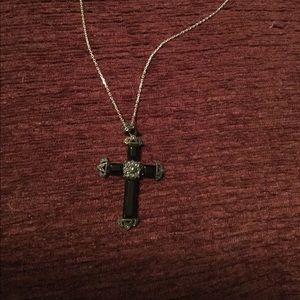 NWT Sterling silver cross necklace